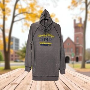 Michigan Wolverines Women’s XL Pullover Hoodie Sweatshirt Pockets NCAA